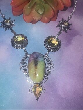 Rainbow 🌈 Solar Quart Necklace